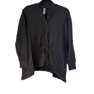 NWT Zuda Black Cheetah Print Jacket XXS